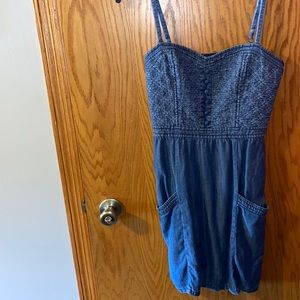 American Eagle denim-like dress